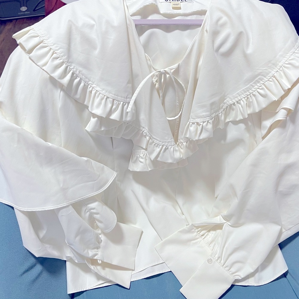 SNIDEL VOLUME RUFFLE BLOUSE One size - Picture 7 of 12